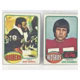 1976 Topps Art Shell HOF, Chris Hanburger HOF