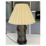 Ornate Metal Base Lamp