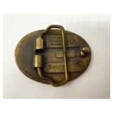 1989 Solid Bronze US Forest Service Belt Buckle