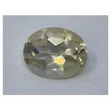 Oval Cushion-Cut Citrine Gemstone
