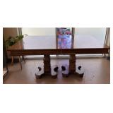 Wood Dining Table with Leaf