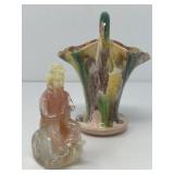 Mosser Glass Clown with Drip Vase