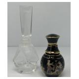 Crystal and Greek Perfume Bottle