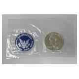 1972 BU 40% Silver Eisenhower Dollar