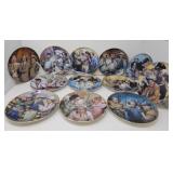 Collection of Franklin Mint Three Stooges Plates