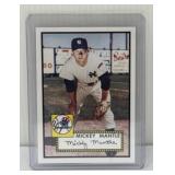 INSERT CARD TOPPS HOF MICKEY MANTLE