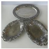 Set of Pewter Platters