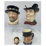 Royal Doulton/ Winton Toby, Jugs, Mug, Thimble