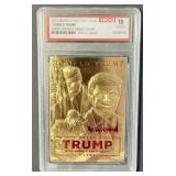 Donald Trump 23KT Gold Card Merrick Mint WCG 10