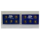 1999 and 2004 State Quarter Proof Sets