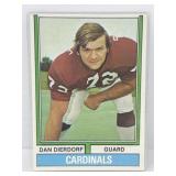1974 Topps Dan Dierdorf HOF