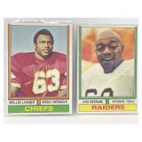 1974 Topps Willie Lanier HOF, Otis Sistrunk