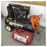 25 Gallon 5 HP Air Compressor and Spare Tank