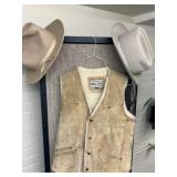 Stetson Hat with Sherpa Vest