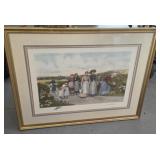 Framed Print "The Berry Pickers"