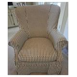 Wing Back Chair with Slip Cover