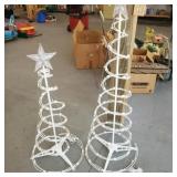 Lighted Christmas Trees