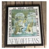 "Le Vieux Carre " poster by artist George Luttrell