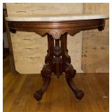 Stone Top Parlor Table