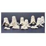 Pottery Nativity Figurines