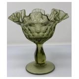 Thumbprint Ruffled Compote