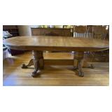 Double Pedestal Dining Table
