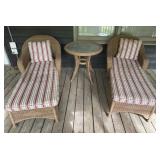 Loungers and Side Table