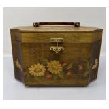 Vintage Wooden Box / Purse