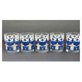 Newman-Marcus Christmas Cocktail Glasses