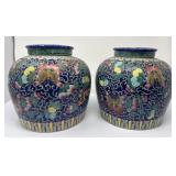 Chinese Famille Ginger Jars