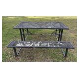Metal Picnic Table
