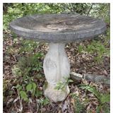 Large Concrete Birdbath
