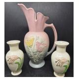 Hull Pottery Vases and Pitcher C