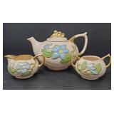 Hull Art Pink & Blue Tea Set