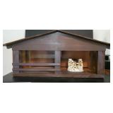 Wooden Nativity Creche