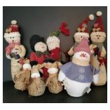 Folk Art Snowmen