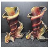 Hull Ebb Tide Pottery Vases