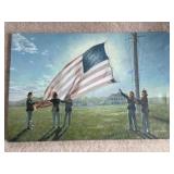 Civil War Painting on Canvas