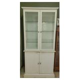 Wooden Cabinet with Glass Doors