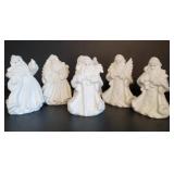 Bisque Santa Figures