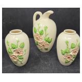 Hull Pottery Vases and Pitcher D