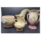 Hull Pottery Vases, Pitcher and Planter