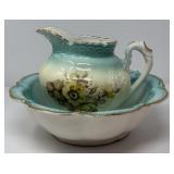 Prussian Wash Basin and Pitcher