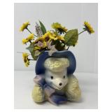 1955 Hull Pottery Poodle Head Planter