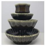 Hull Pottery Bowls and Candleholder