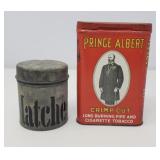 Prince Albert Tobacco & Matches Tins
