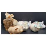 Hull Pottery and Other Porcelain Pigs