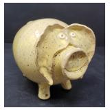 Handmade Pottery Pig Bank