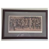 Framed Civil War Print, "Lee and His Generals"