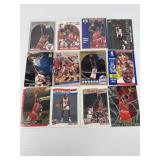Twelve Michael Jordan Basketball Cards